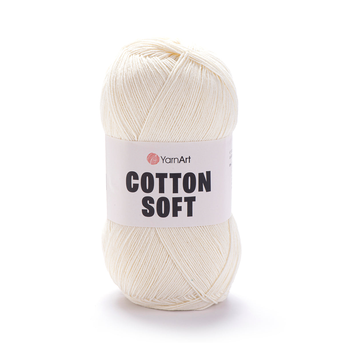 YarnArt Cotton Soft 03 Dramblio kaulo – ploni medvilnės ir akrilo siūlai