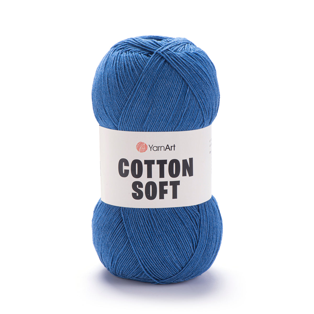 YarnArt Cotton Soft 17 Indigo – ploni medvilnės ir akrilo siūlai