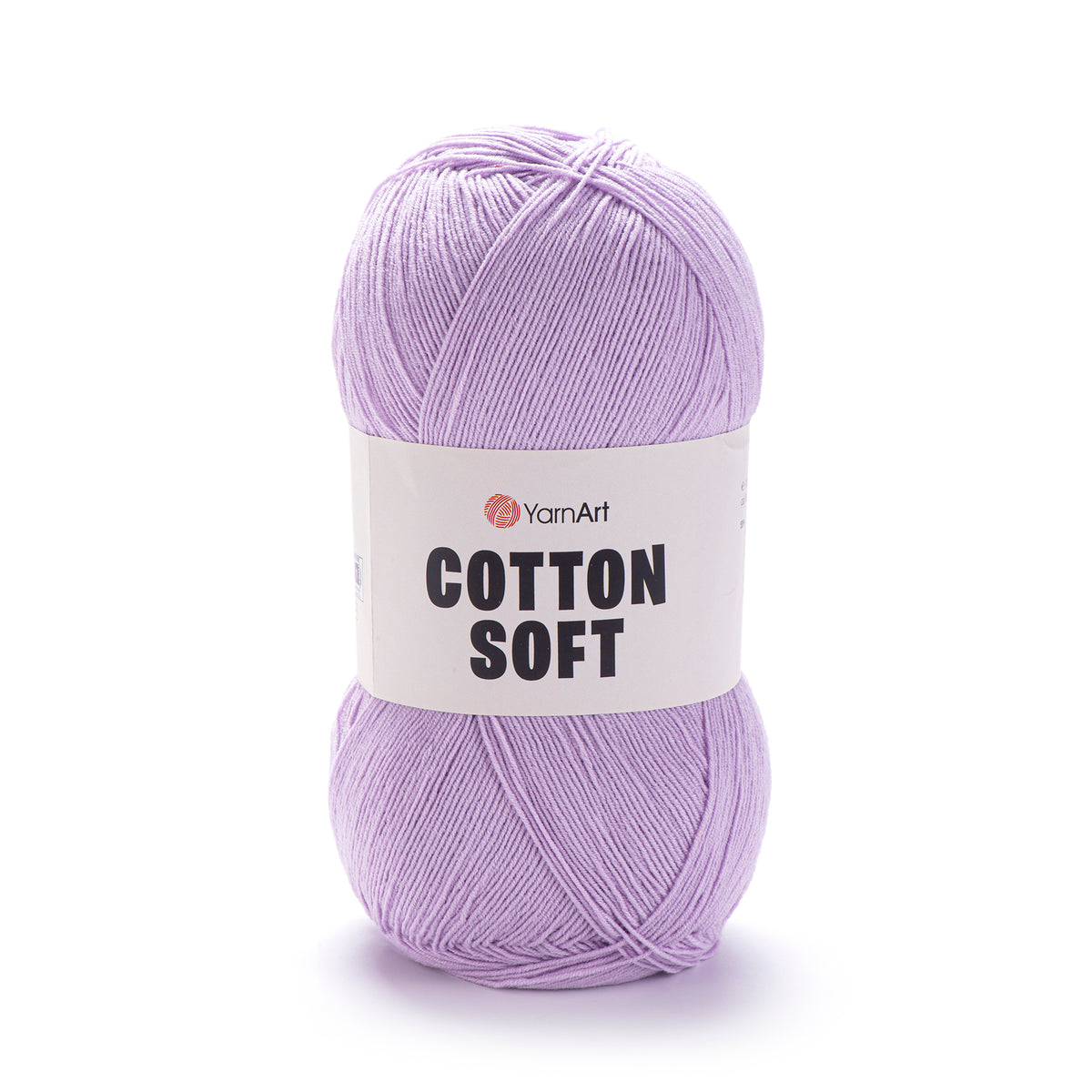 YarnArt Cotton Soft 19 Levandų – ploni medvilnės ir akrilo siūlai