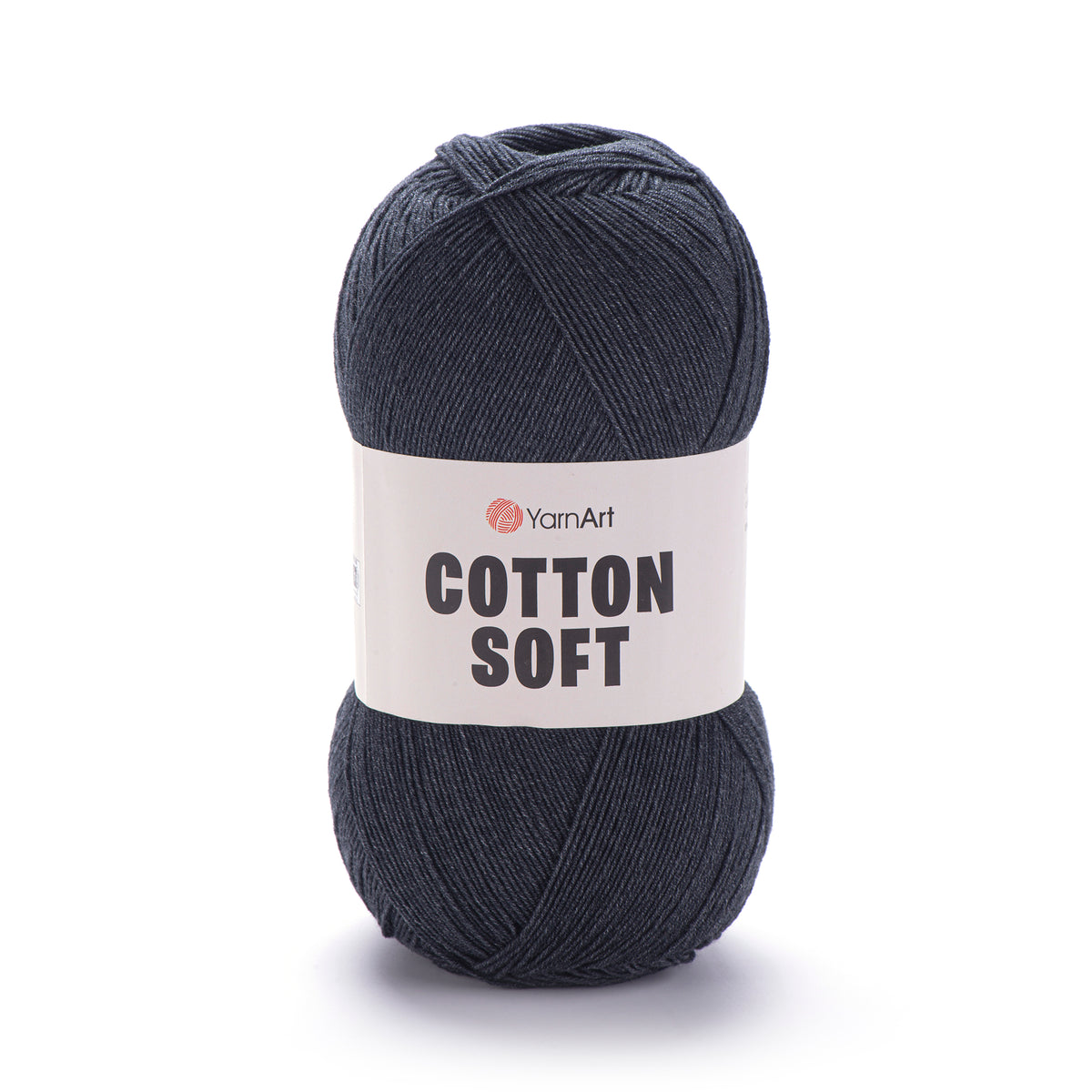 YarnArt Cotton Soft 28 Labai tamsiai mėlyna – ploni medvilnės ir akrilo siūlai