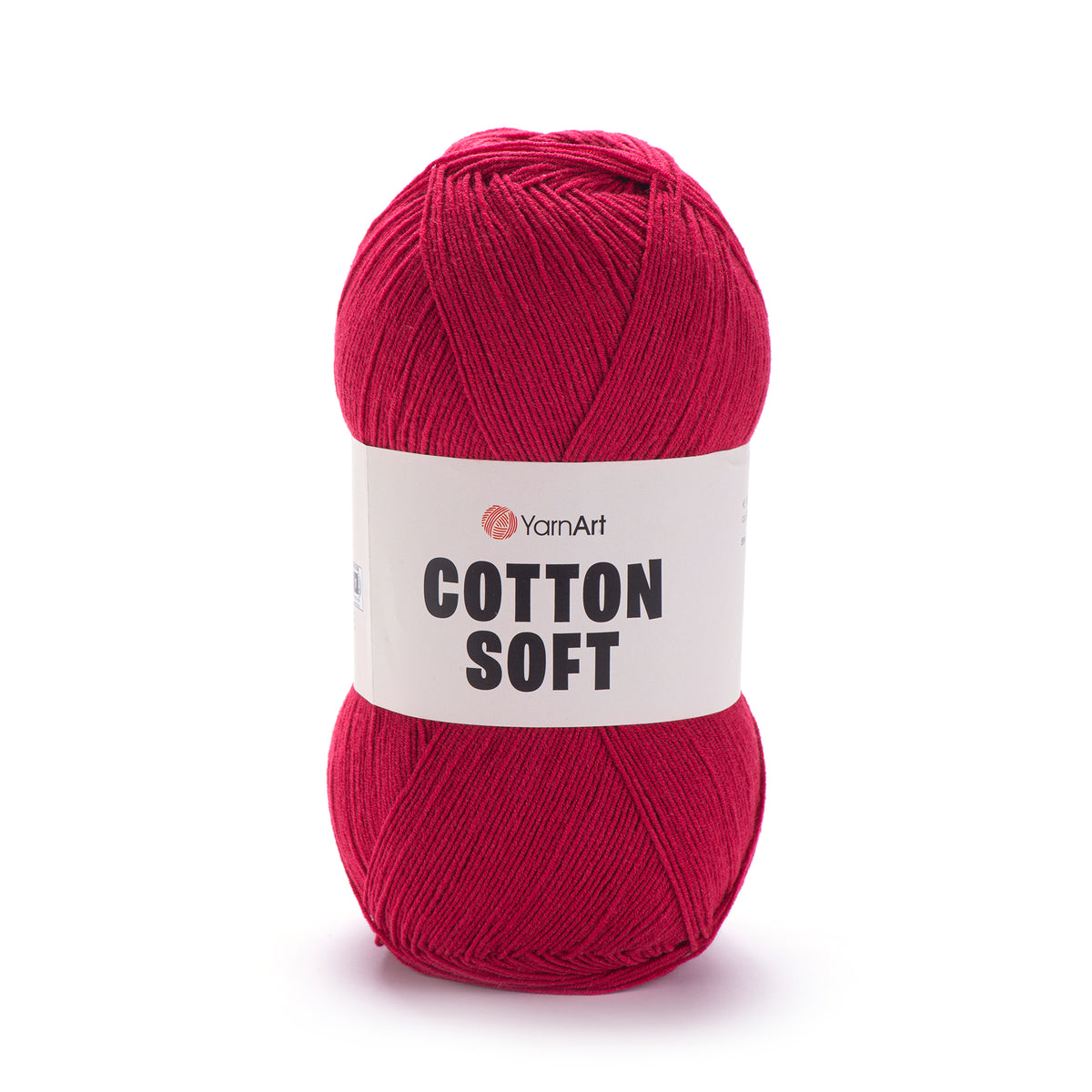 YarnArt Cotton Soft 51 Vyno – ploni medvilnės ir akrilo siūlai