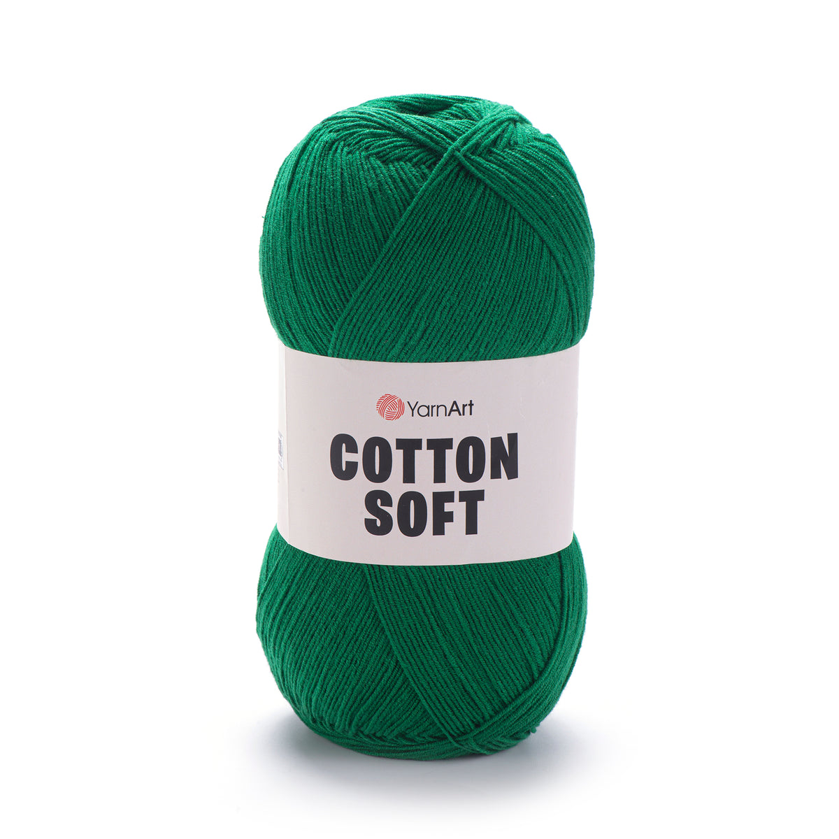 YarnArt Cotton Soft 52 Butelio žalia – ploni medvilnės ir akrilo siūlai
