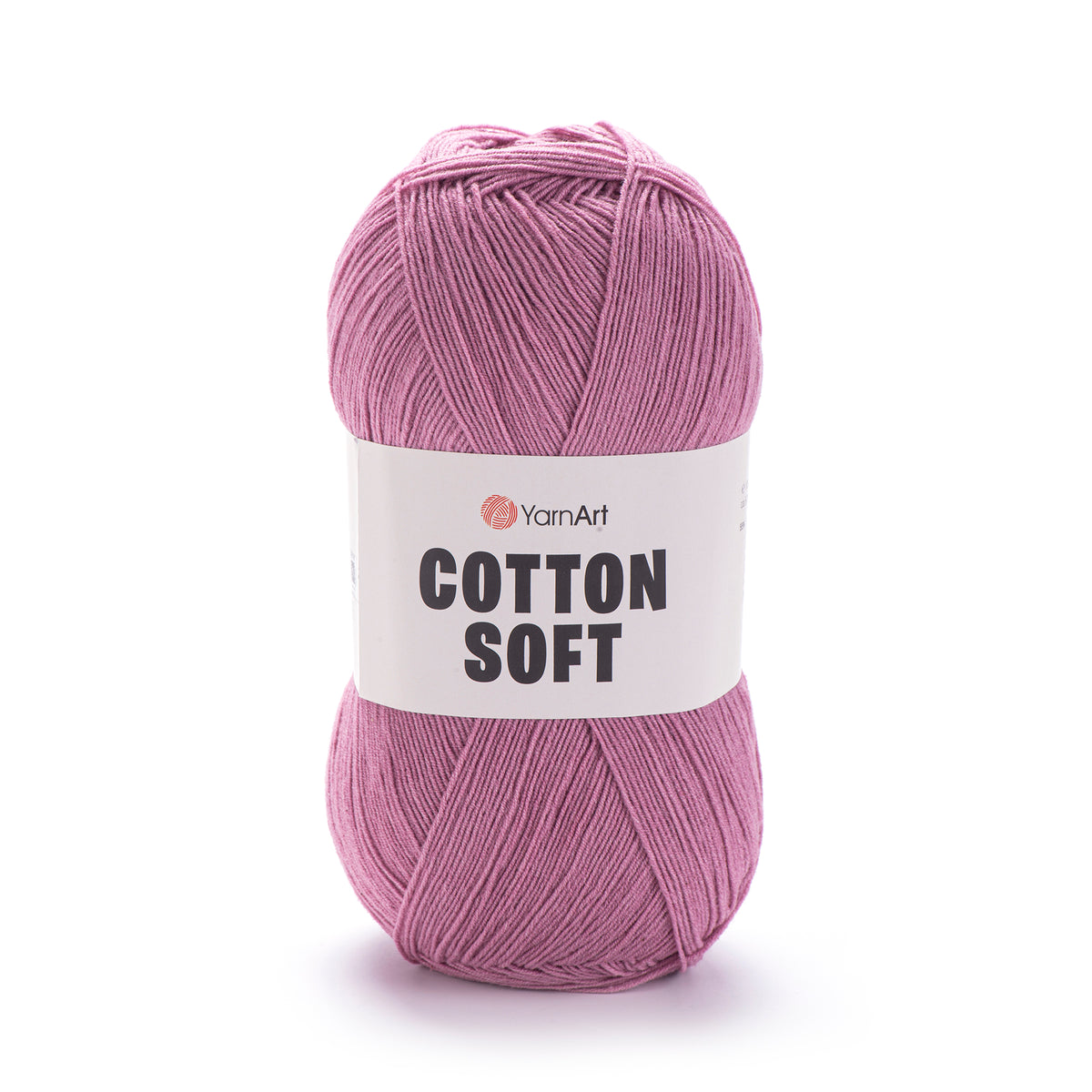 YarnArt Cotton Soft 65 Pilkšvai violetinė – ploni medvilnės ir akrilo siūlai