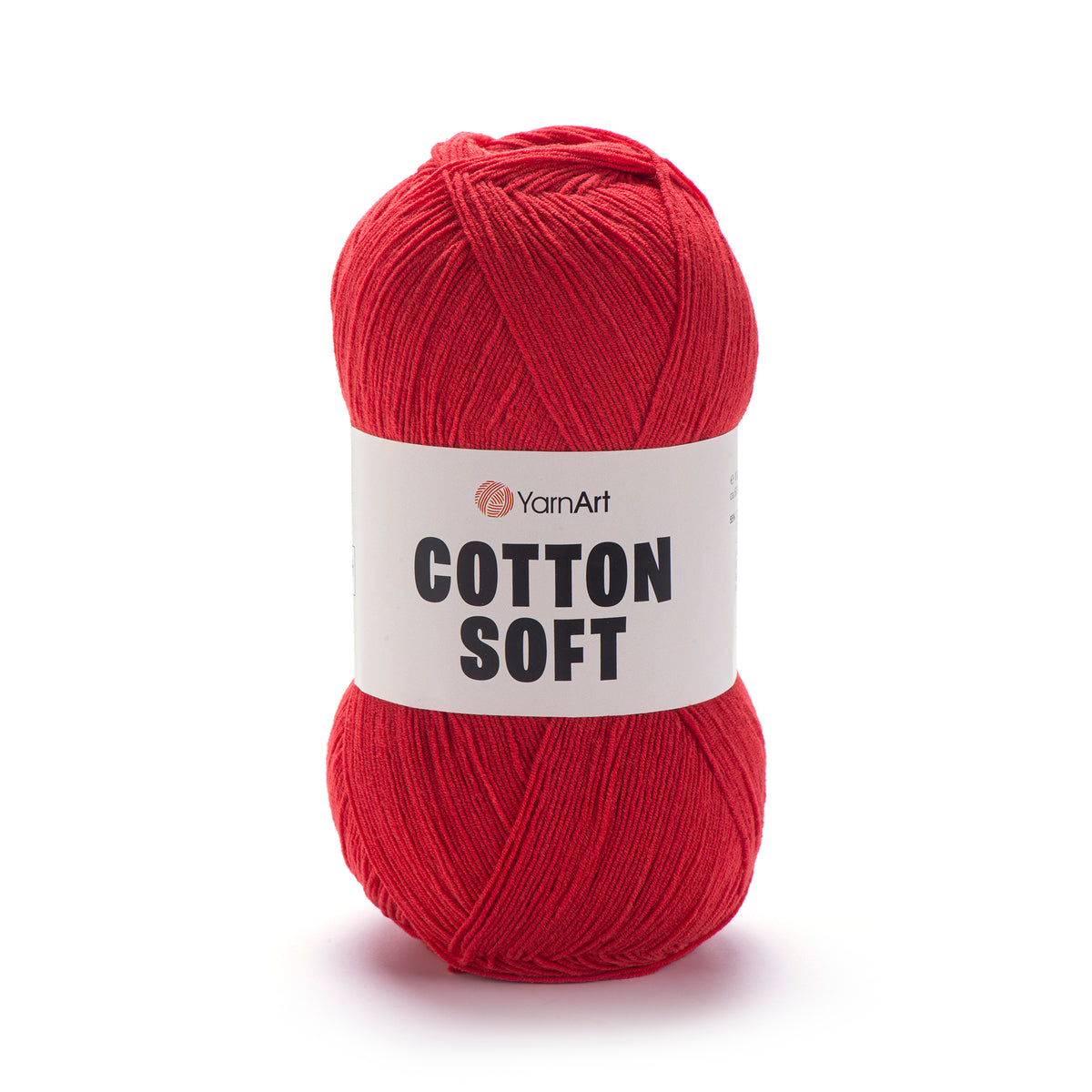 YarnArt Cotton Soft 90 Vyno – ploni medvilnės ir akrilo siūlai
