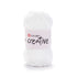YarnArt Creative 220 Blanc cassé – fil pur coton mat