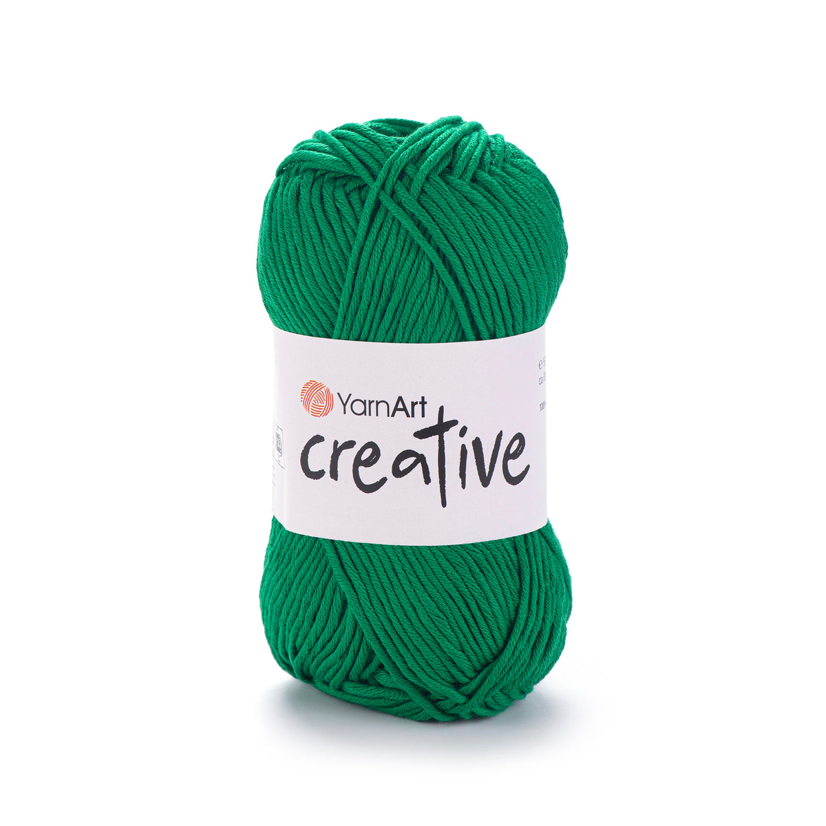 YarnArt Creative 227 Émeraude – fil pur coton mat