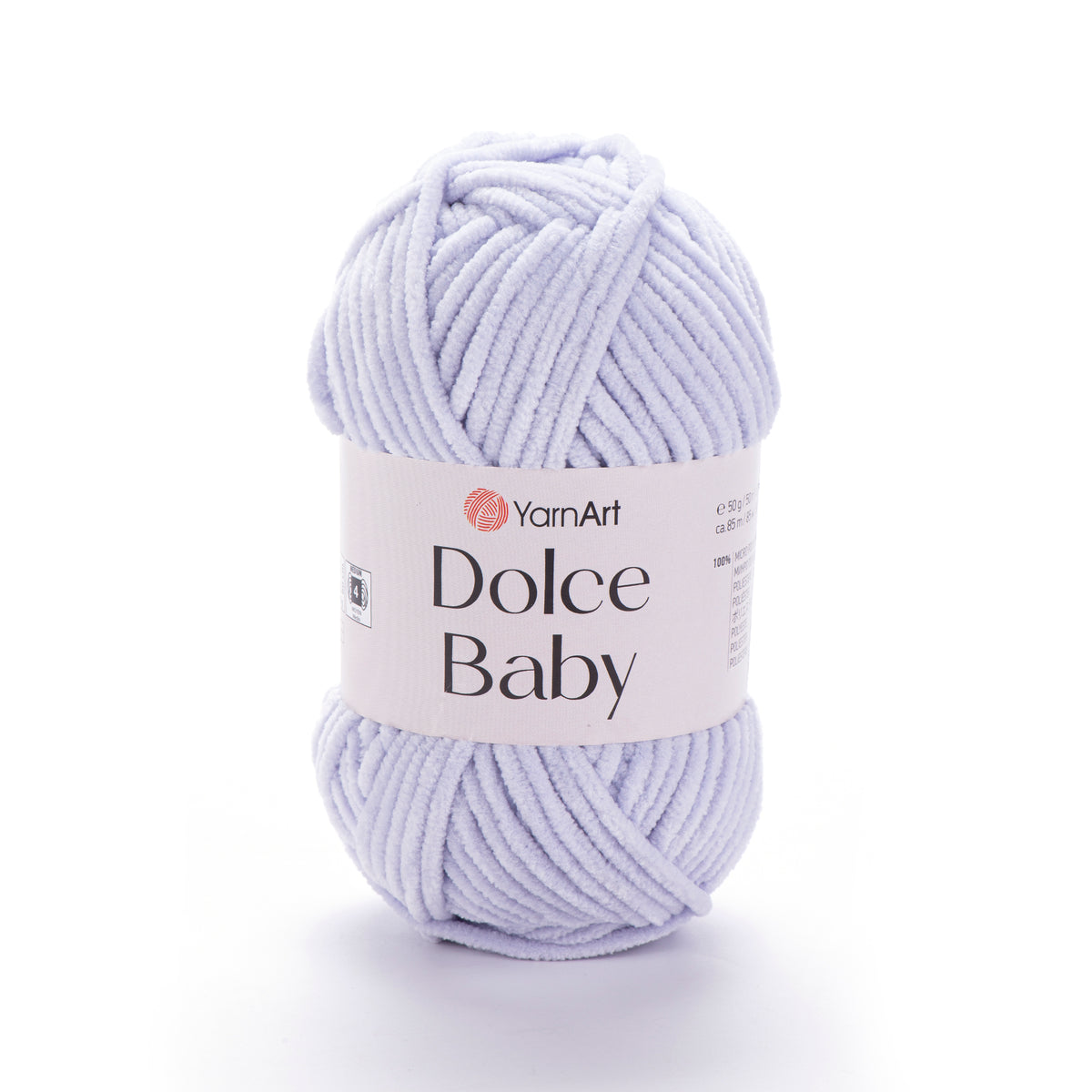 YarnArt Dolce Baby 776 Пудрово-голубой – тонкая шенилл-пряжа