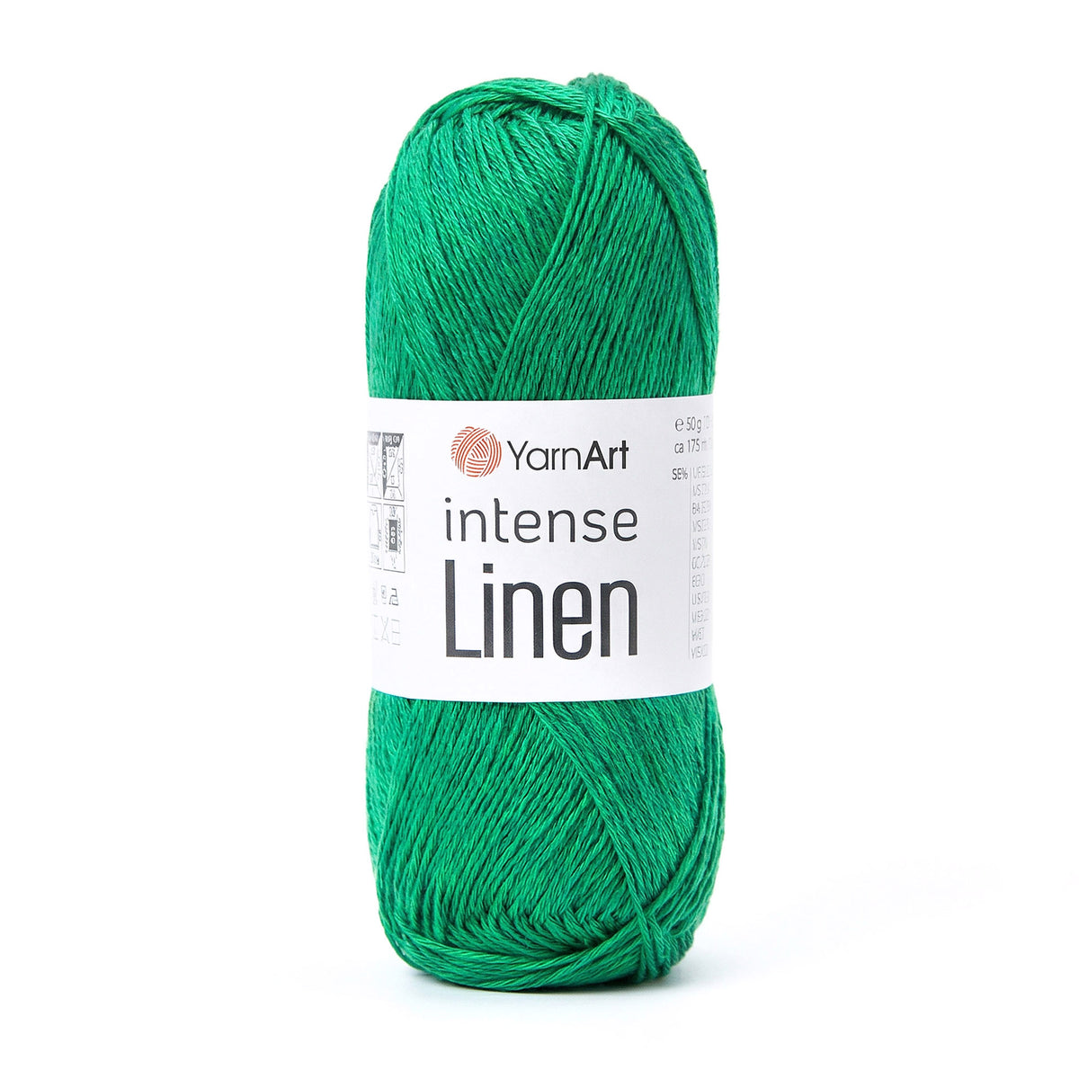 YarnArt Intense Linen 4127 Emerald – linen viscose yarn