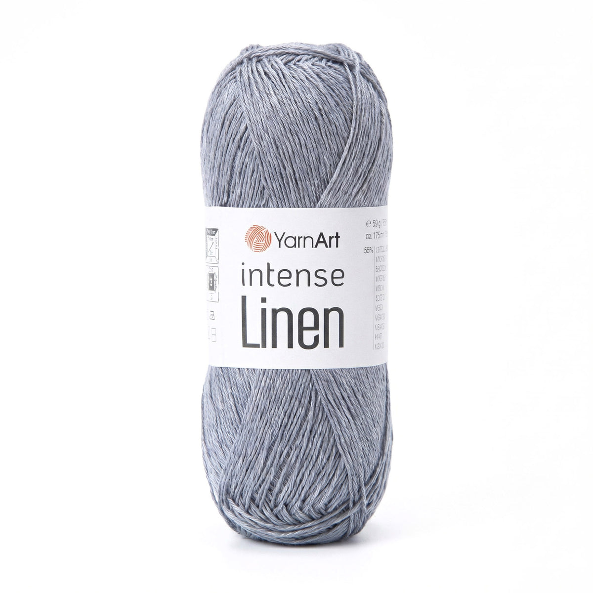 YarnArt Intense Linen 4132 Steel Blue – linen viscose yarn