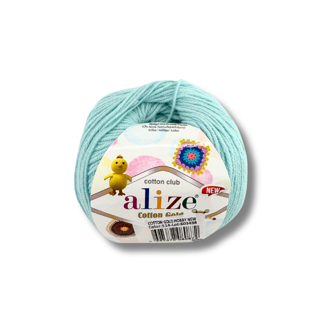 Alize Cotton Gold Hobby 514 Sage – cotton acrylic yarn