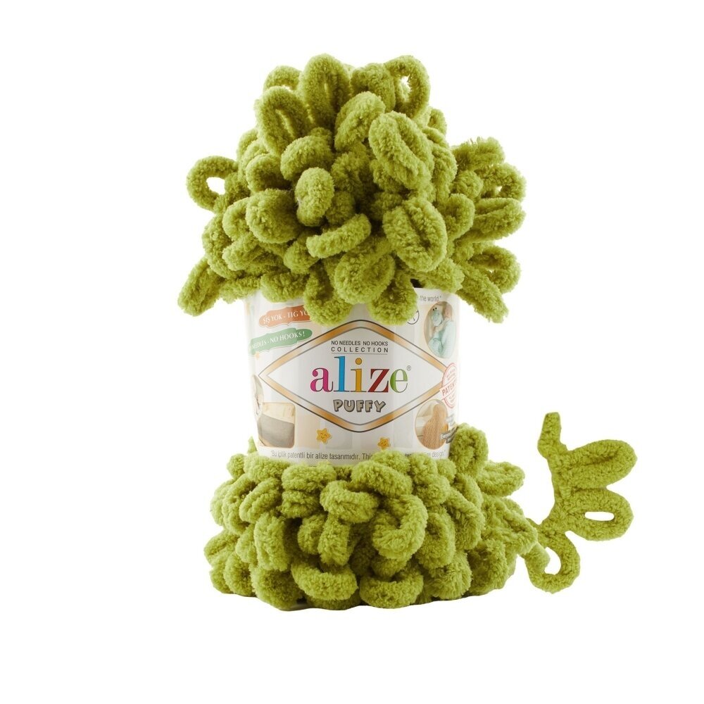 Alize Puffy 11 Laima – dzija ar cilpām