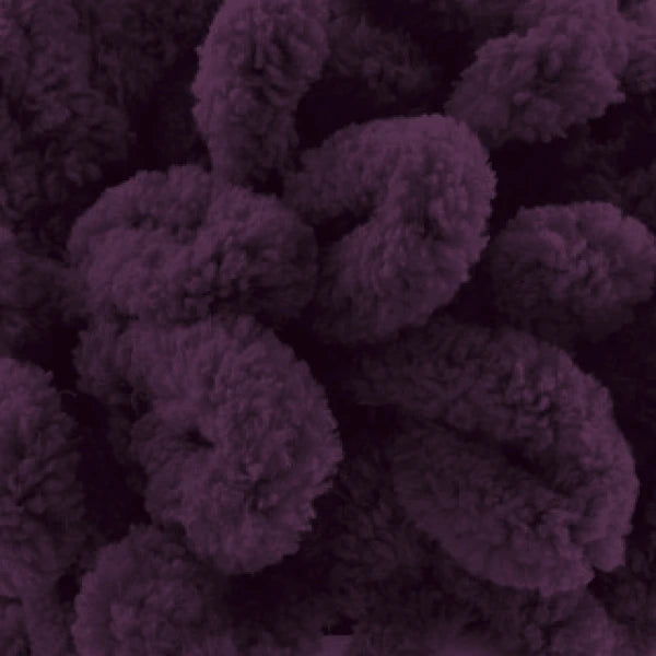 Alize Puffy 986 Dark Plum – loop yarn