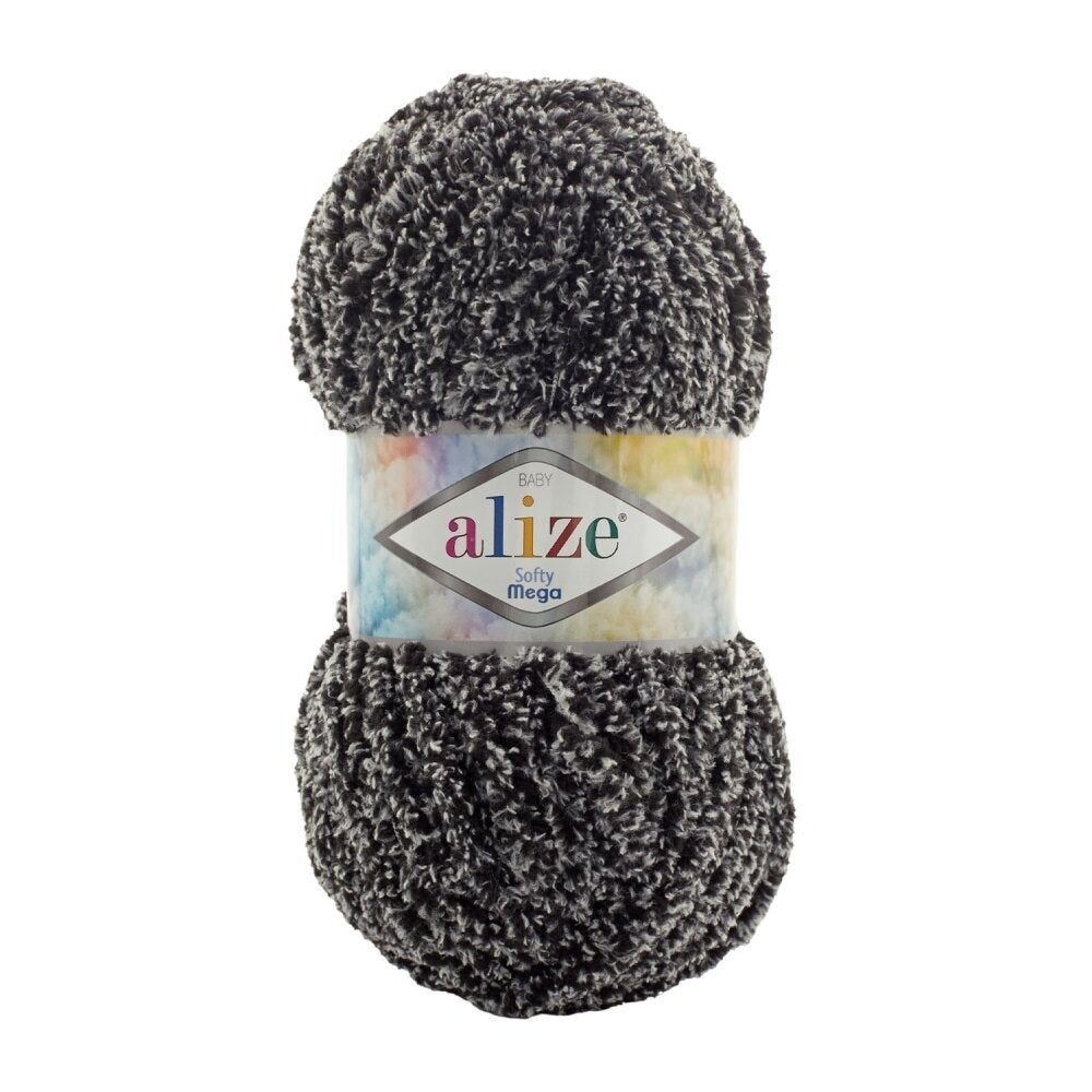 Alize Softy Mega 799 Panda – bieza pūkaina dzija