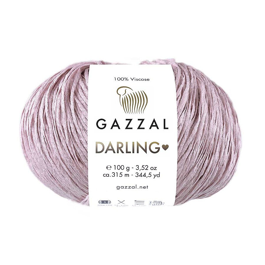 Gazzal Darling 565 Malva – filato in viscosa per l'estate