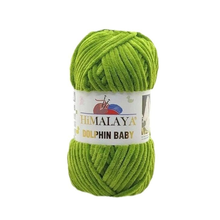 Himalaya Dolphin Baby 80371 Moss – plush chenille yarn