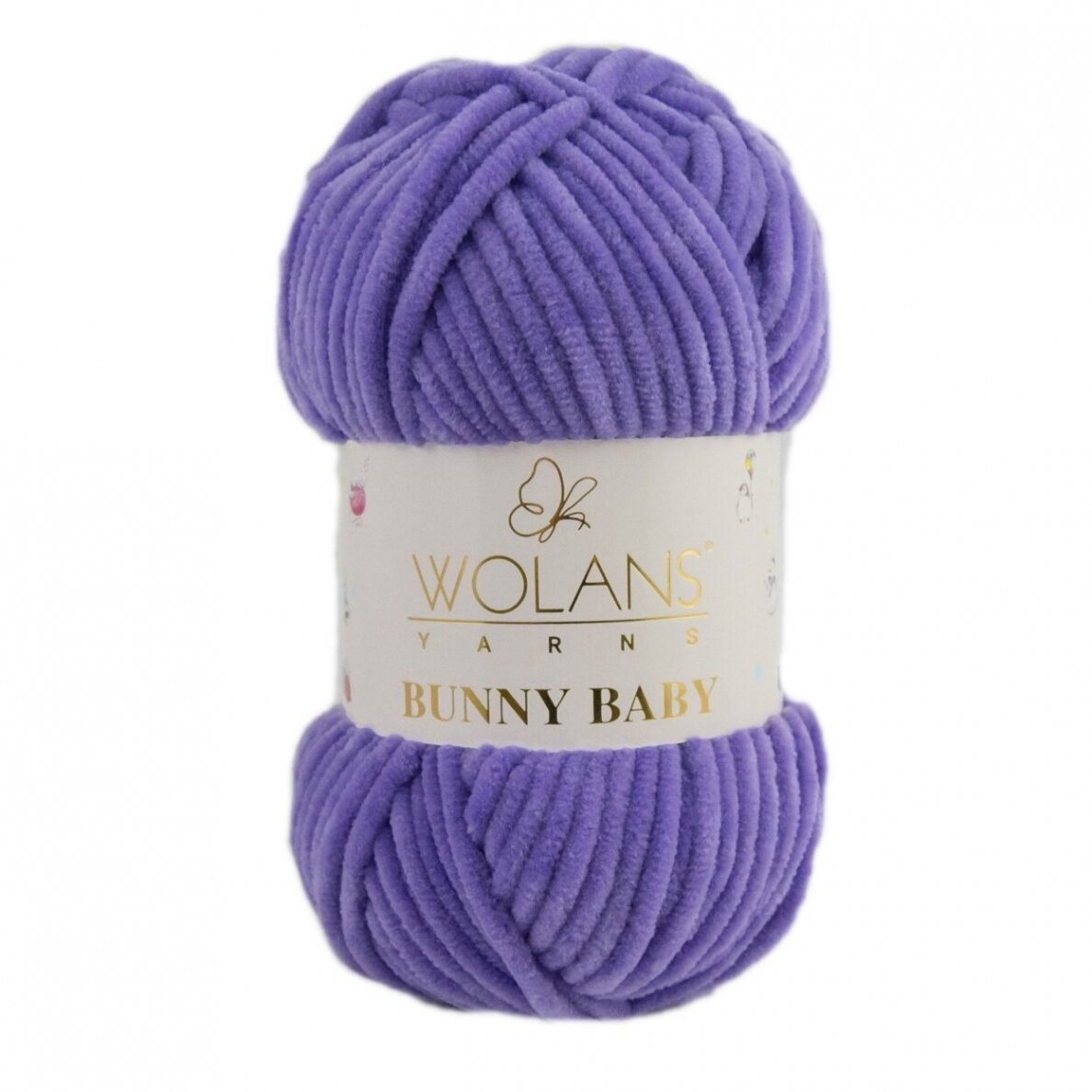 Wolans Bunny Baby 100-55 Purpura – šenila dzija