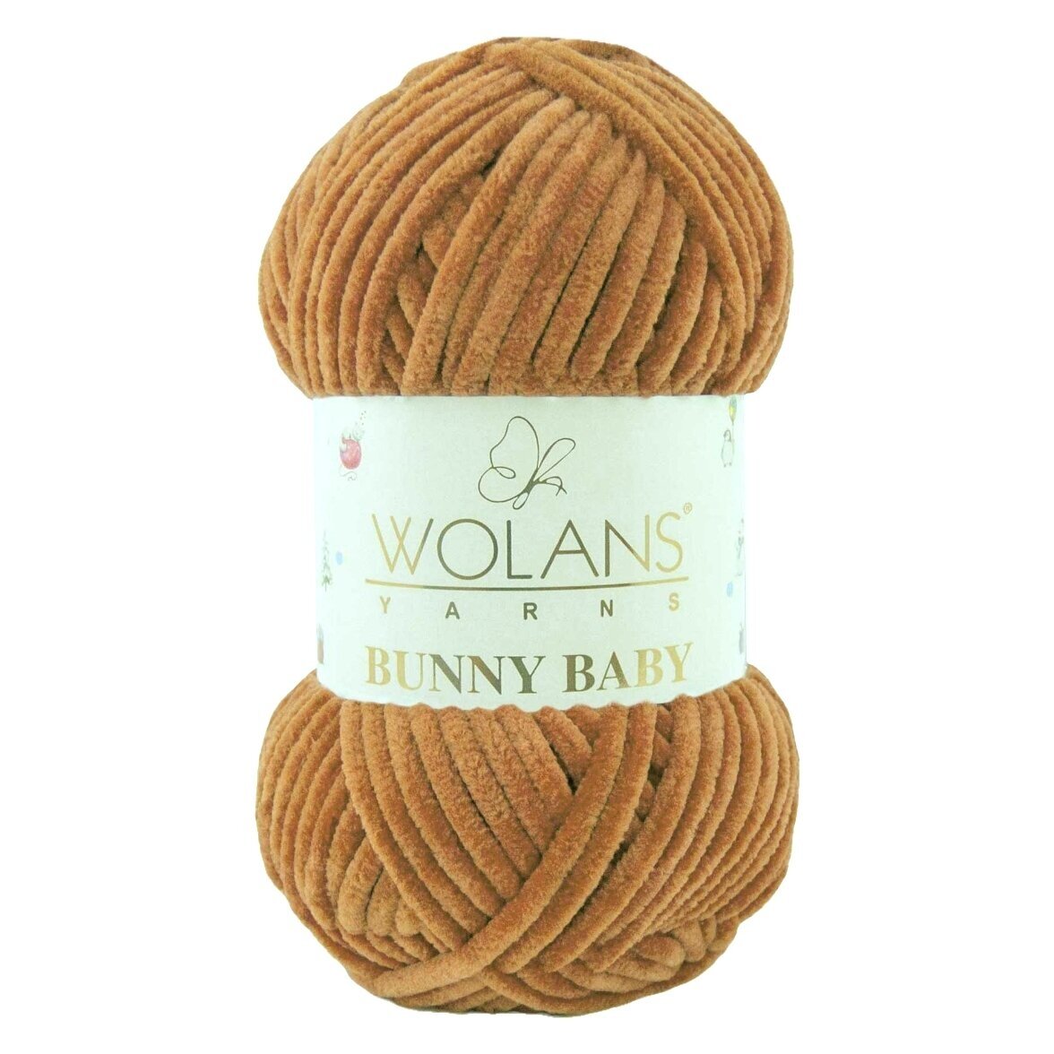 Wolans Bunny Baby 100-28 Karameļu – šenila dzija