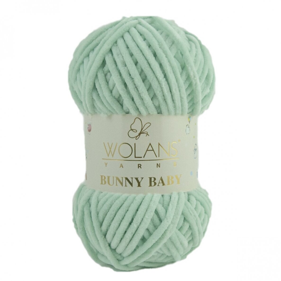 Wolans Bunny Baby 100-23 Salvijas – šenila dzija