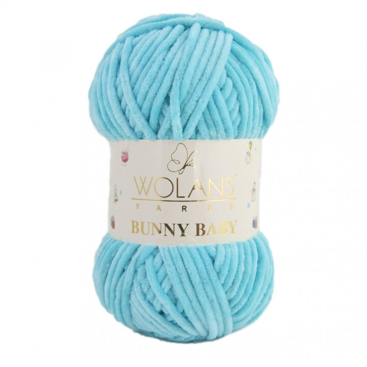 Wolans Bunny Baby 100-13 Ūdenszila – šenila dzija