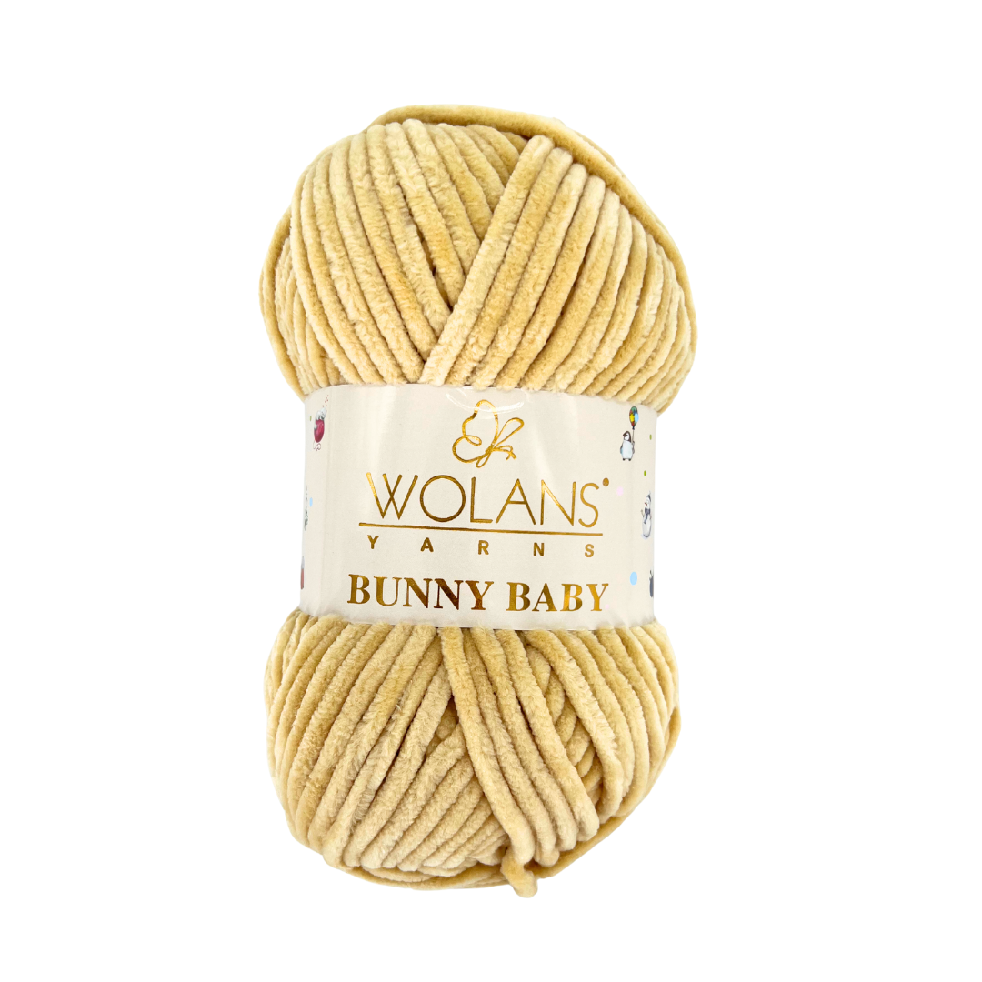 Wolans Bunny Baby 100-80 Smilšu – šenila dzija