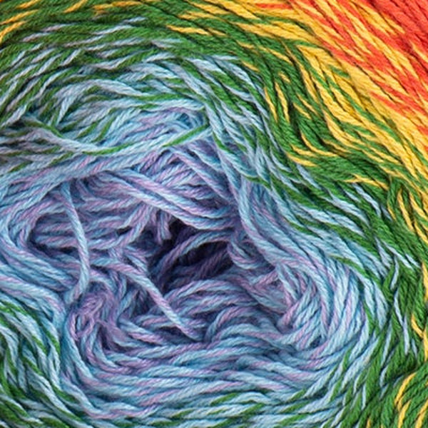 YarnArt Flowers Steel Blue & Moss (255)
