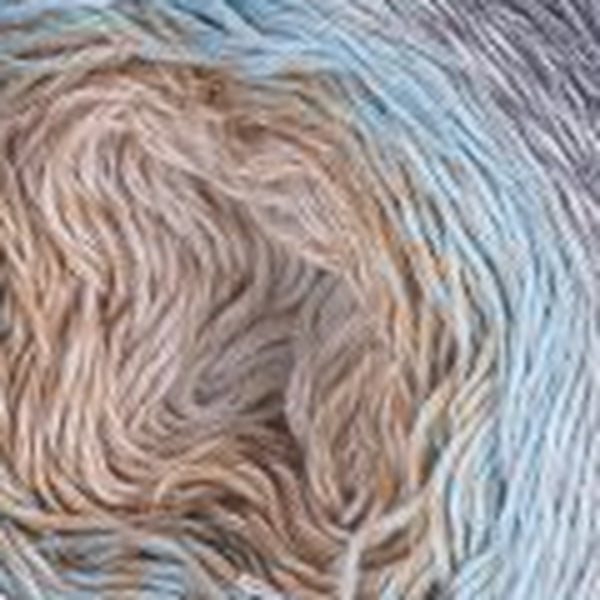 YarnArt Flowers Powder Blue & Mocha (268)