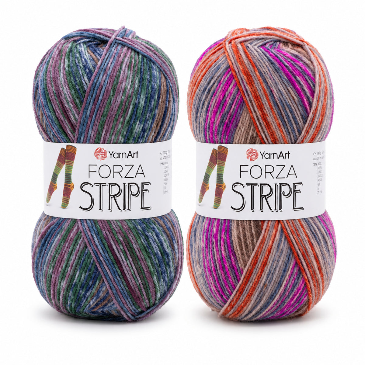YarnArt Forza Stripe