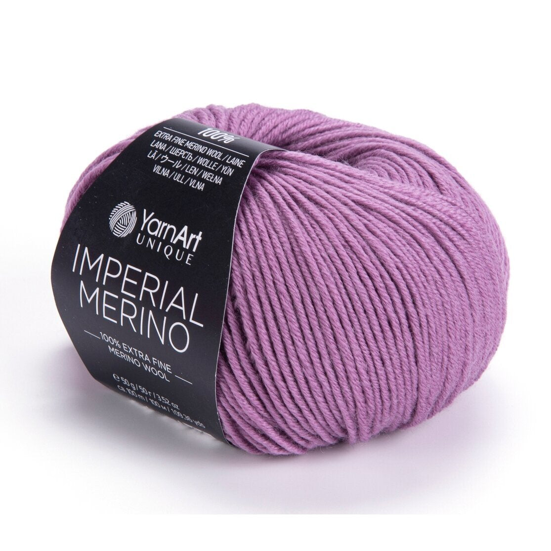 YarnArt Imperial Merino 3322 Pelēcīgi violeta – merino vilnas dzija
