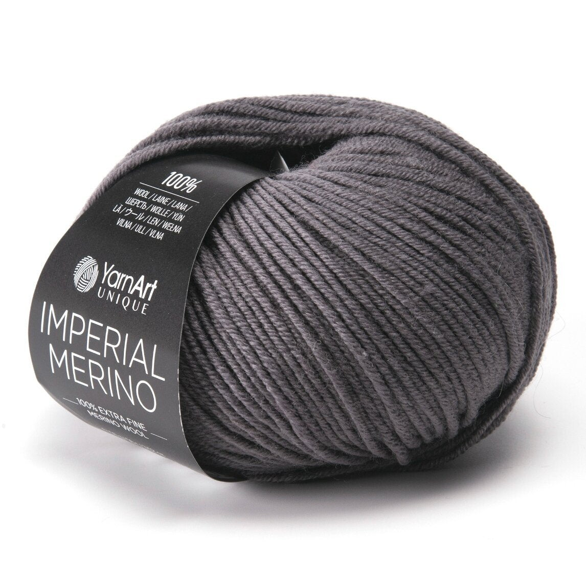 YarnArt Imperial Merino 3347 Ogļu pelēka – merino vilnas dzija