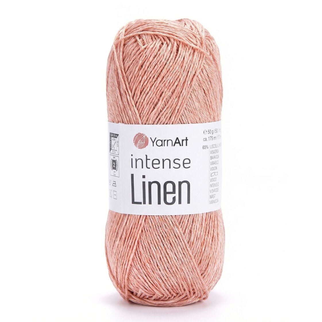 YarnArt Intense Linen 4105 Dusty Rose – linen viscose yarn
