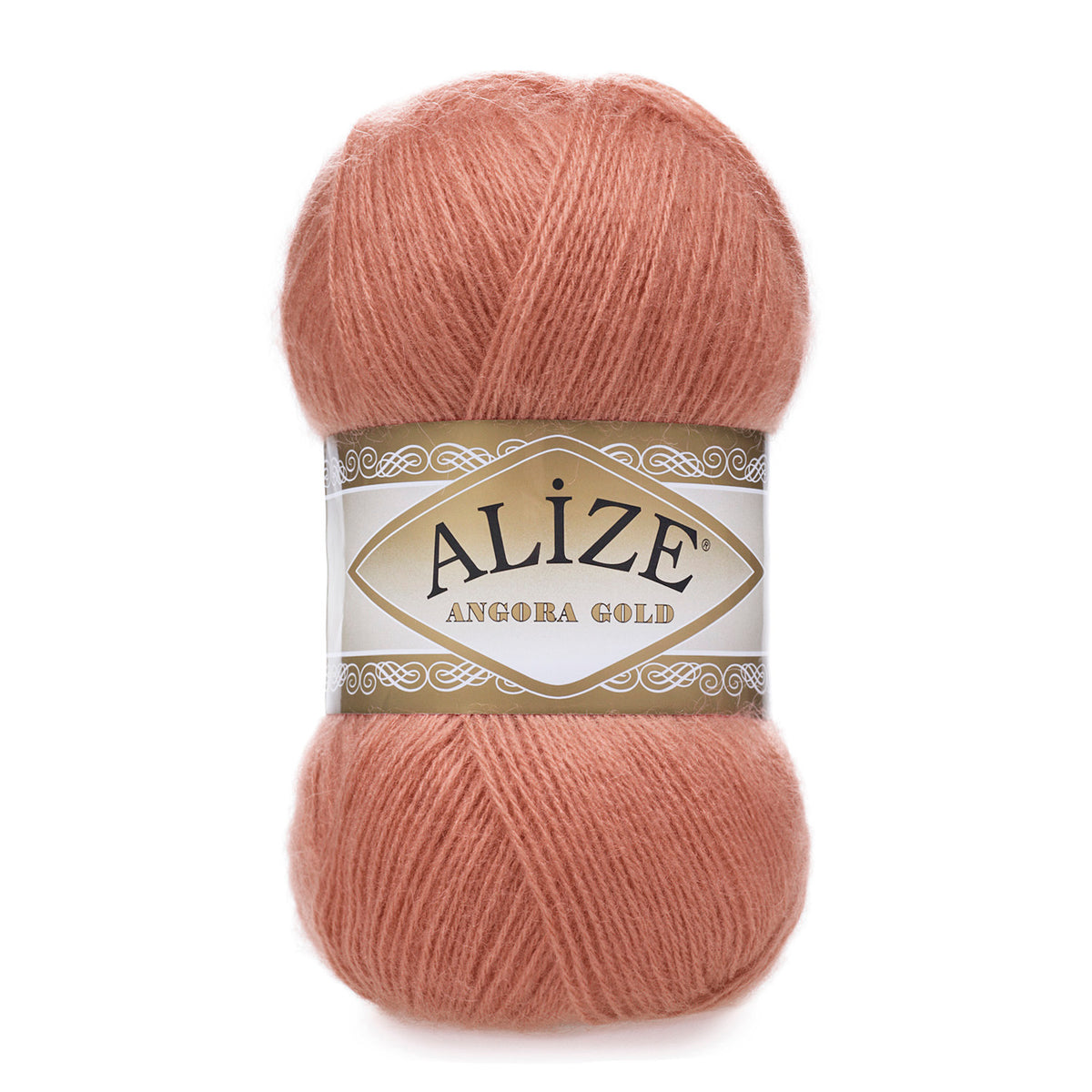 Alize Angora Gold 102 Koralų – pūkuoti akrilo ir vilnos siūlai