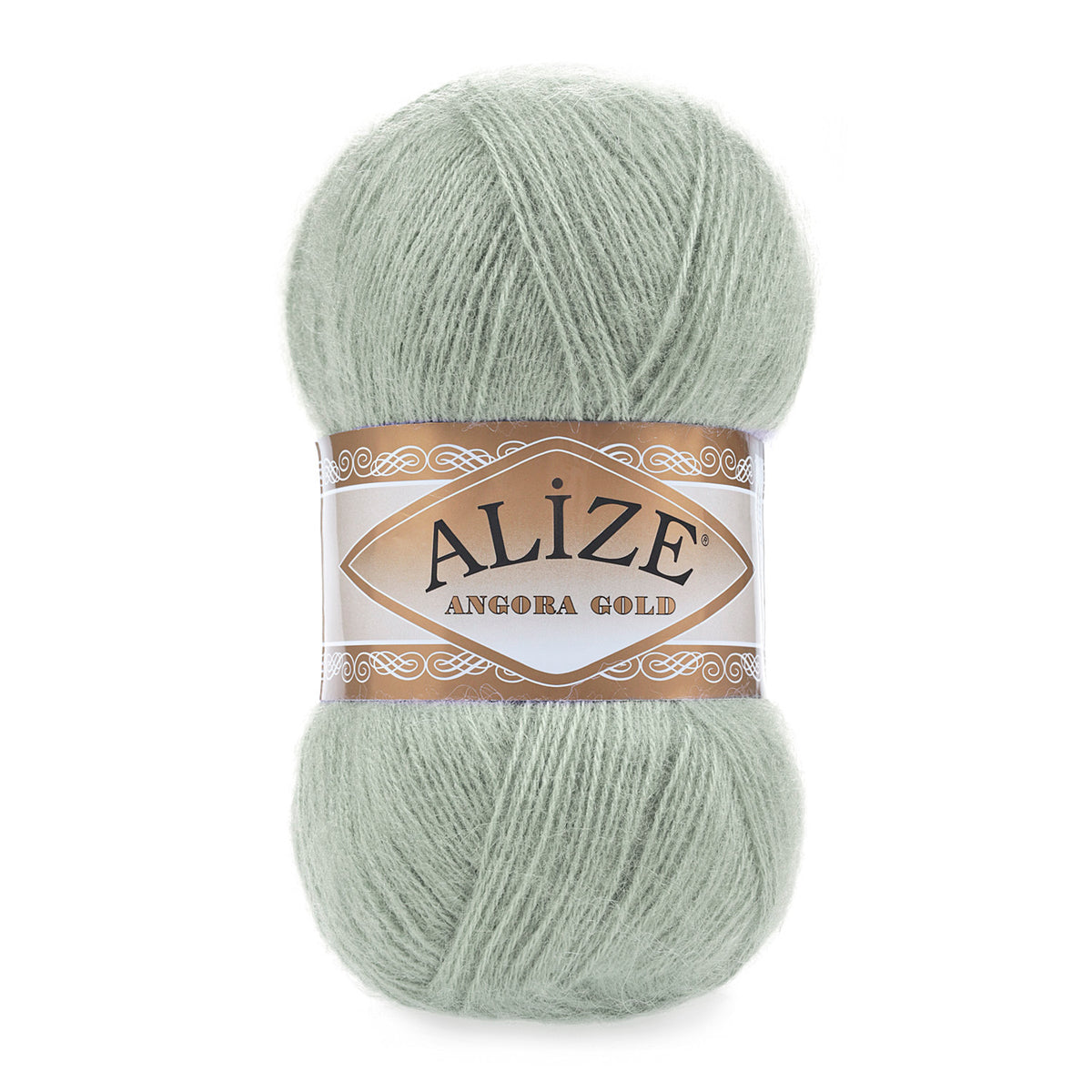 Alize Angora Gold 515 Mėtų – pūkuoti akrilo ir vilnos siūlai