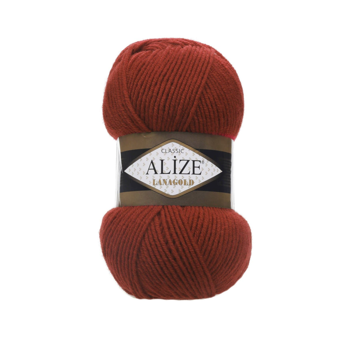 Alize Lanagold Classic 36 Кирпичный – шерсть с акрилом