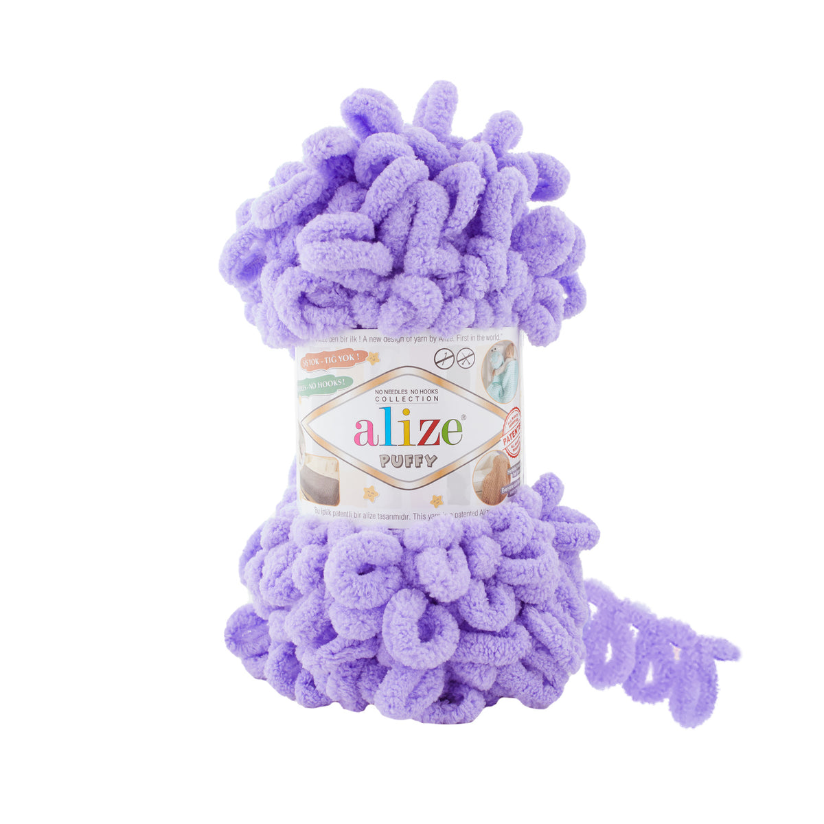 Alize Puffy 788 Glīcīniju – dzija ar cilpām