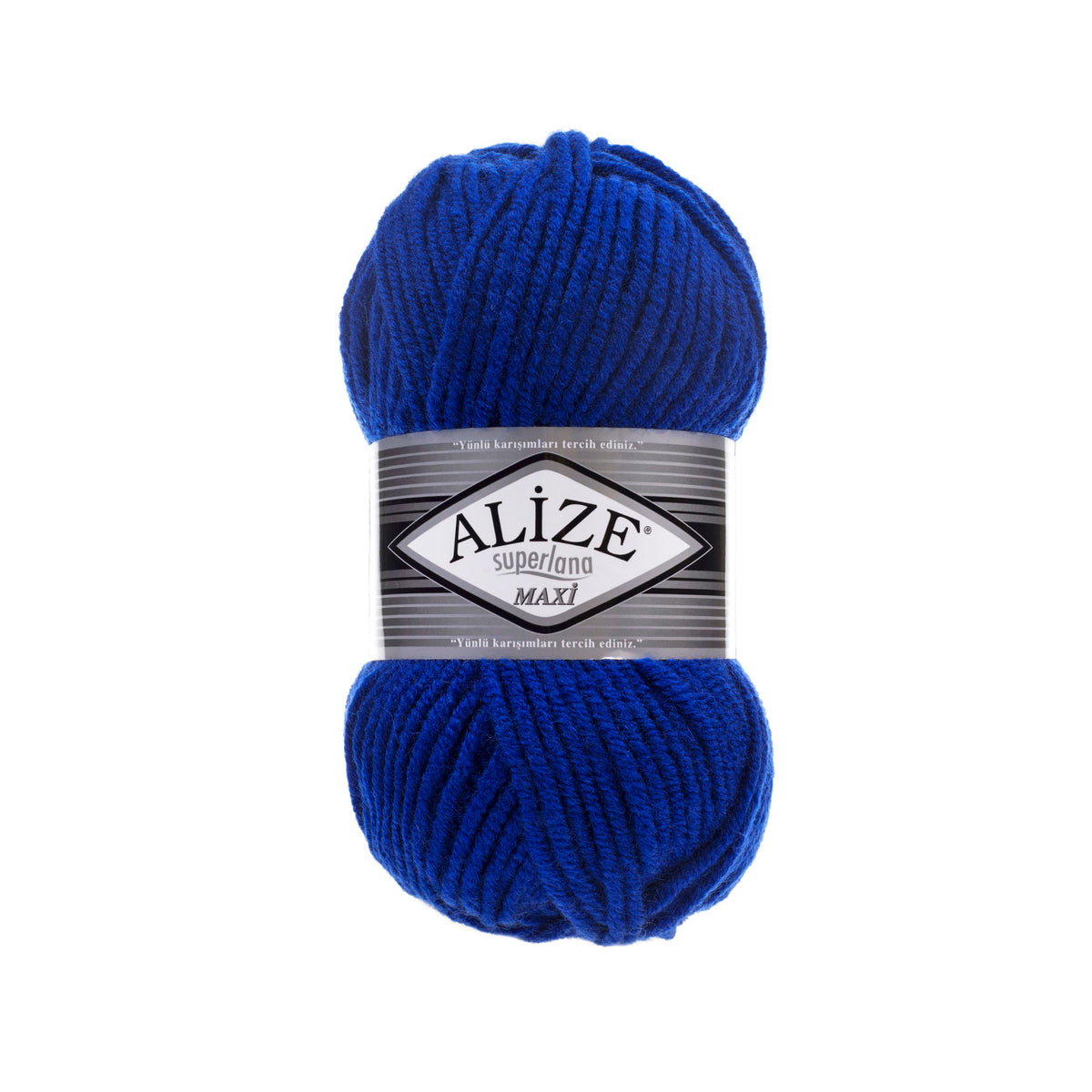 Alize Superlana Maxi 141 Королевский синий – толстая пряжа с шерстью
