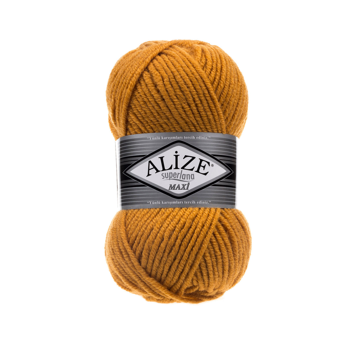 Alize Superlana Maxi 02 Бронзовый – толстая пряжа с шерстью