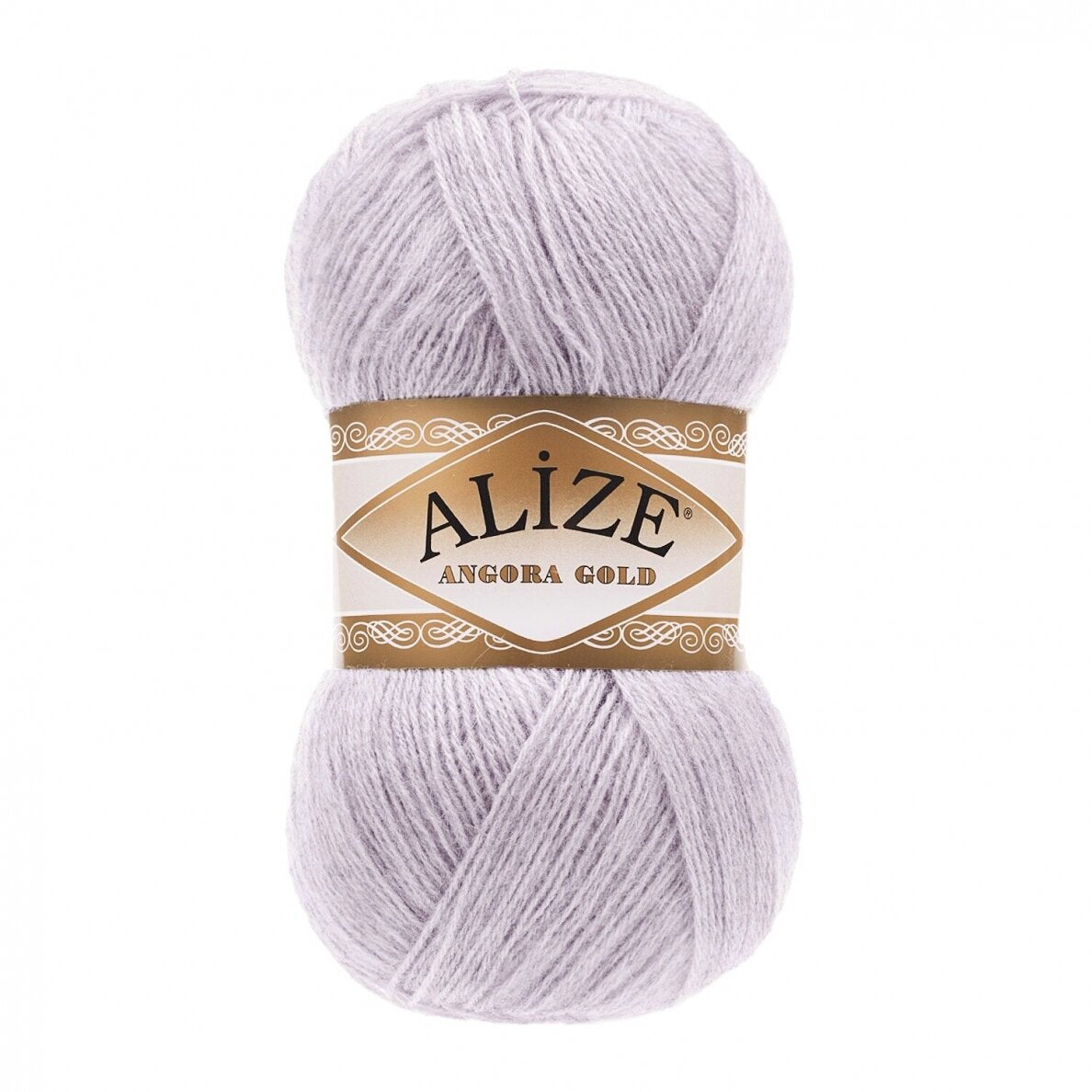 Alize Angora Gold 71 Sidabrinė – pūkuoti akrilo ir vilnos siūlai
