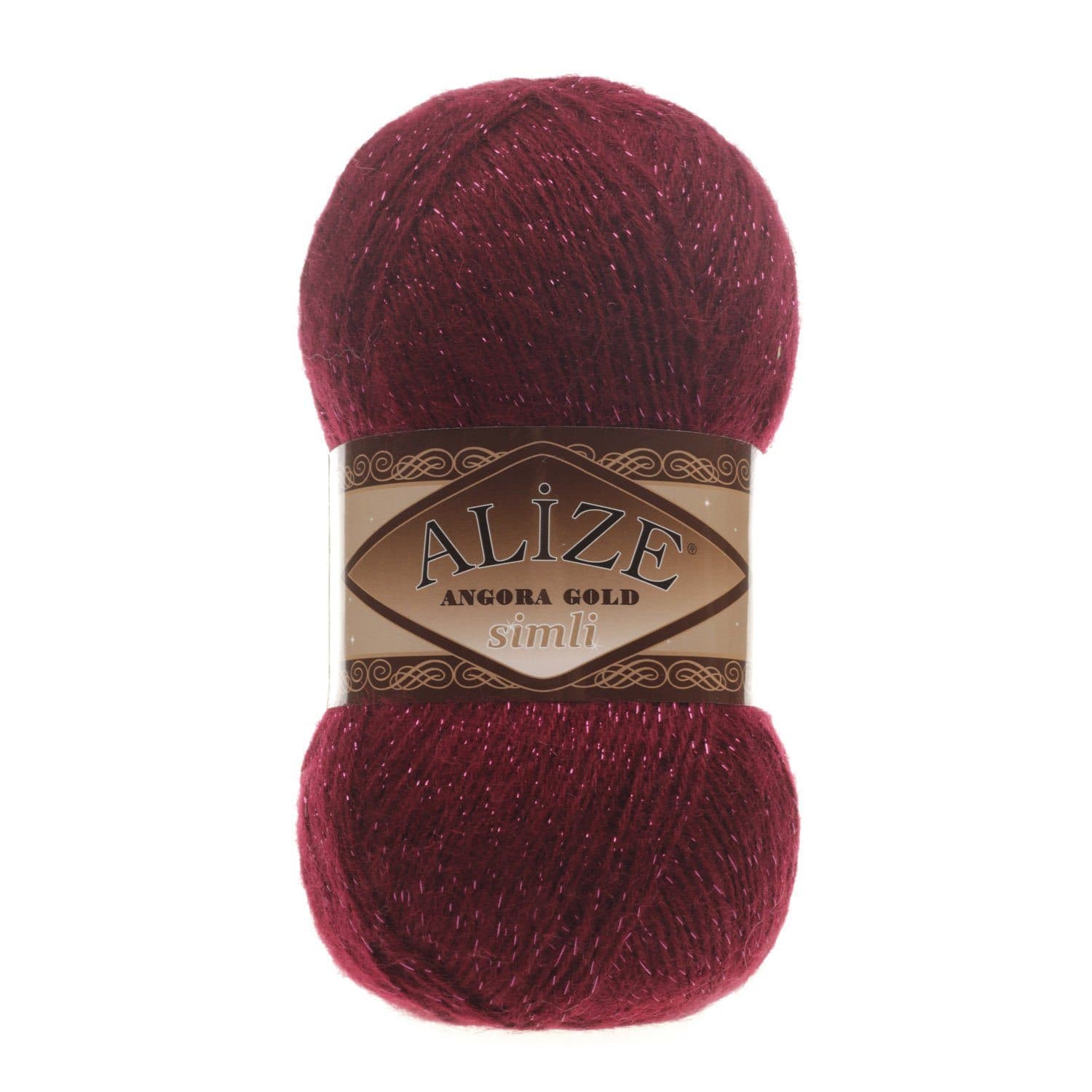 Alize Angora Gold Simli Angora Gold Simli Bordeaux (57)