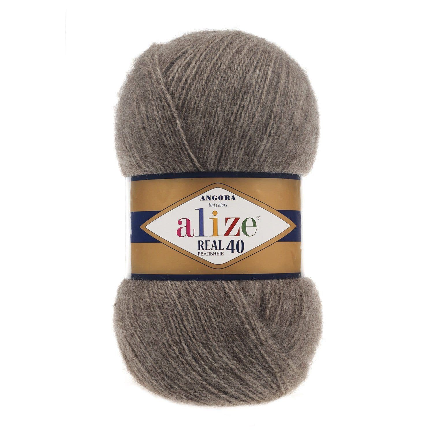 Alize Angora Real 40 Angora Real 40 Brown Melange (553)