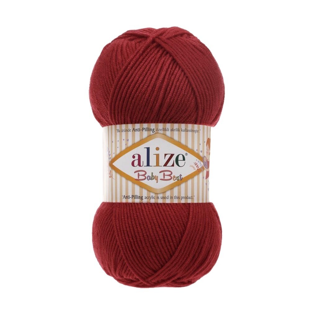 Alize Baby Best 106 Kirsipunane – bambusega beebilõng