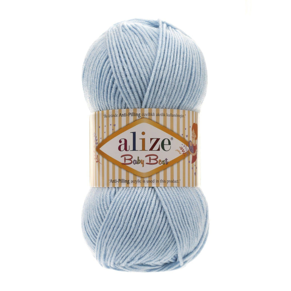 Alize Baby Best 40 Helesinine – bambusega beebilõng