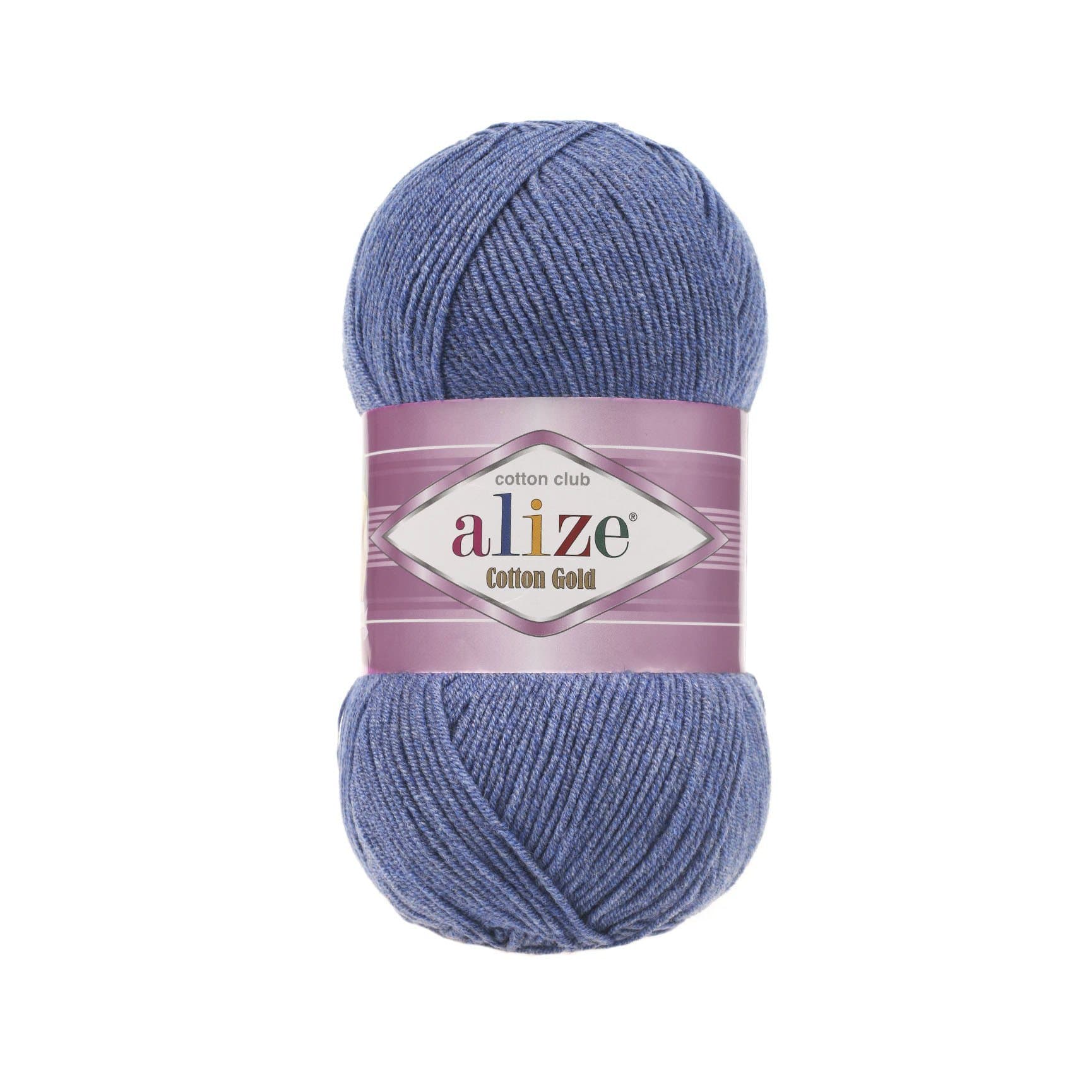 Alize Cotton Gold Cotton Gold Blue Melange (374)