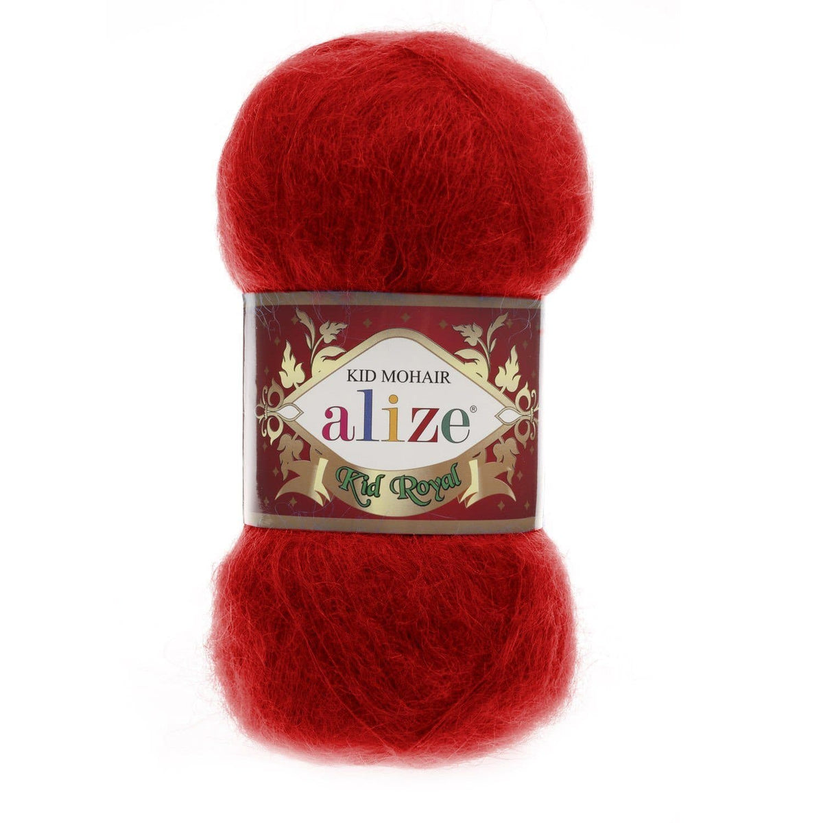 Alize Kid Royal 50 56 Rouge – fil kid mohair fin