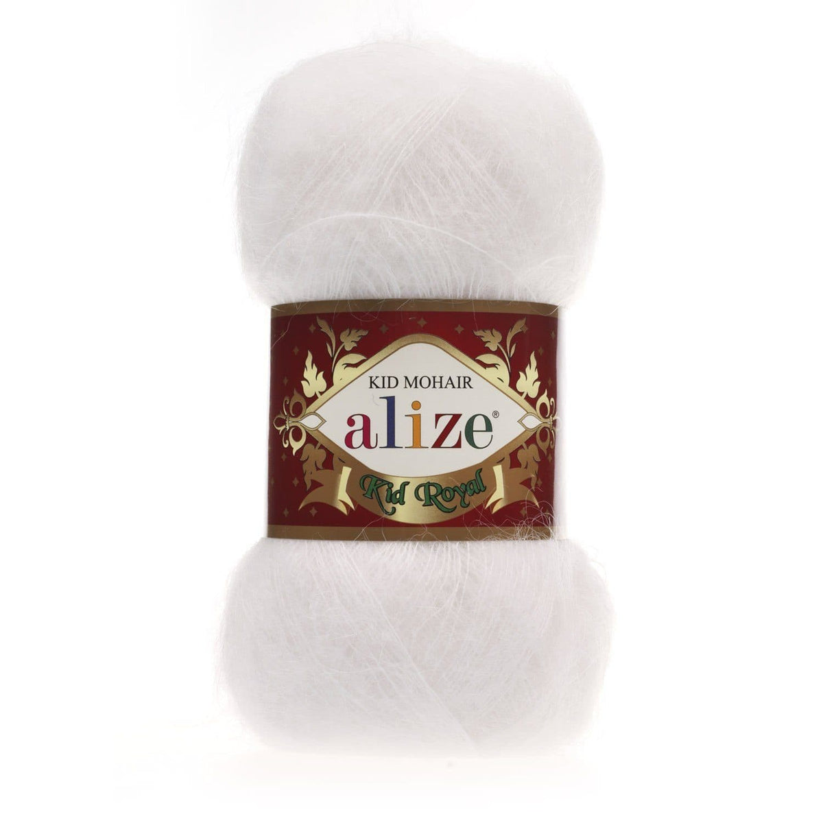 Alize Kid Royal 50 55 Blanc – fil kid mohair fin