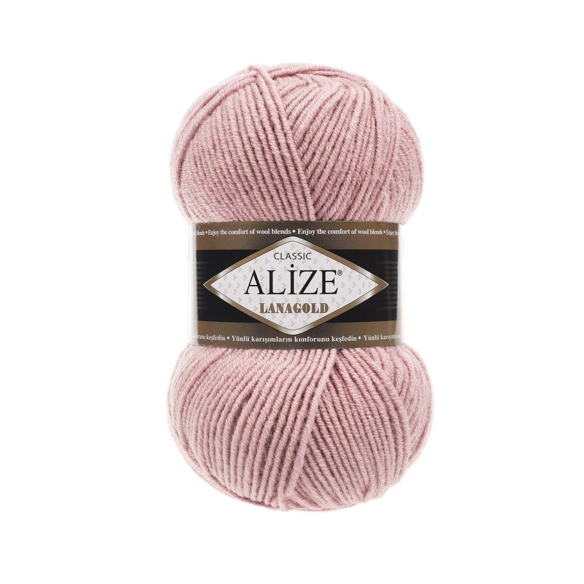 Alize Lanagold Classic 161 Пудровый – шерсть с акрилом