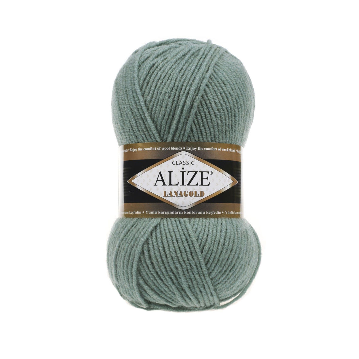 Alize Lanagold Classic 386 Сине-зелёный – шерсть с акрилом