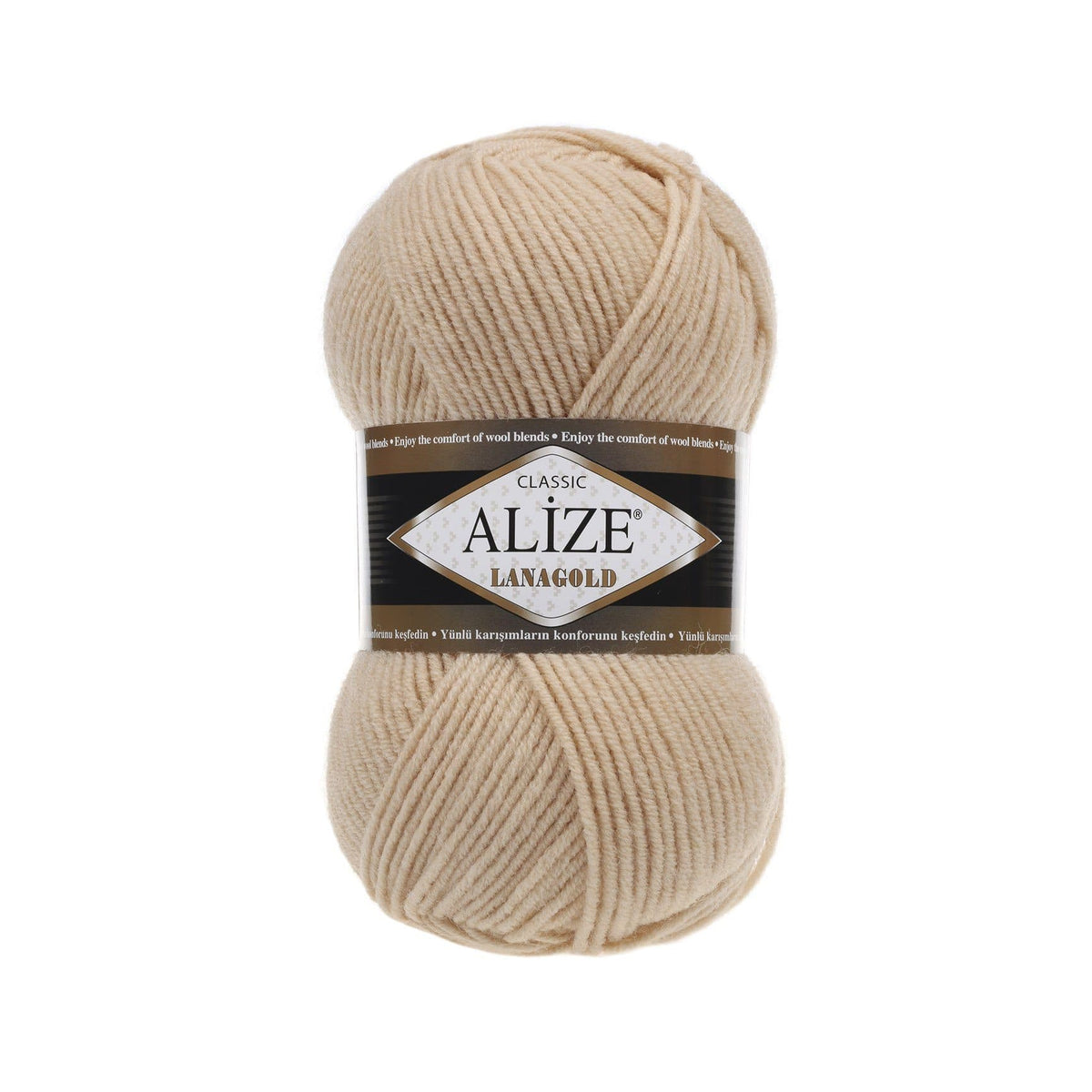 Alize Lanagold Classic 680 Латте – шерсть с акрилом