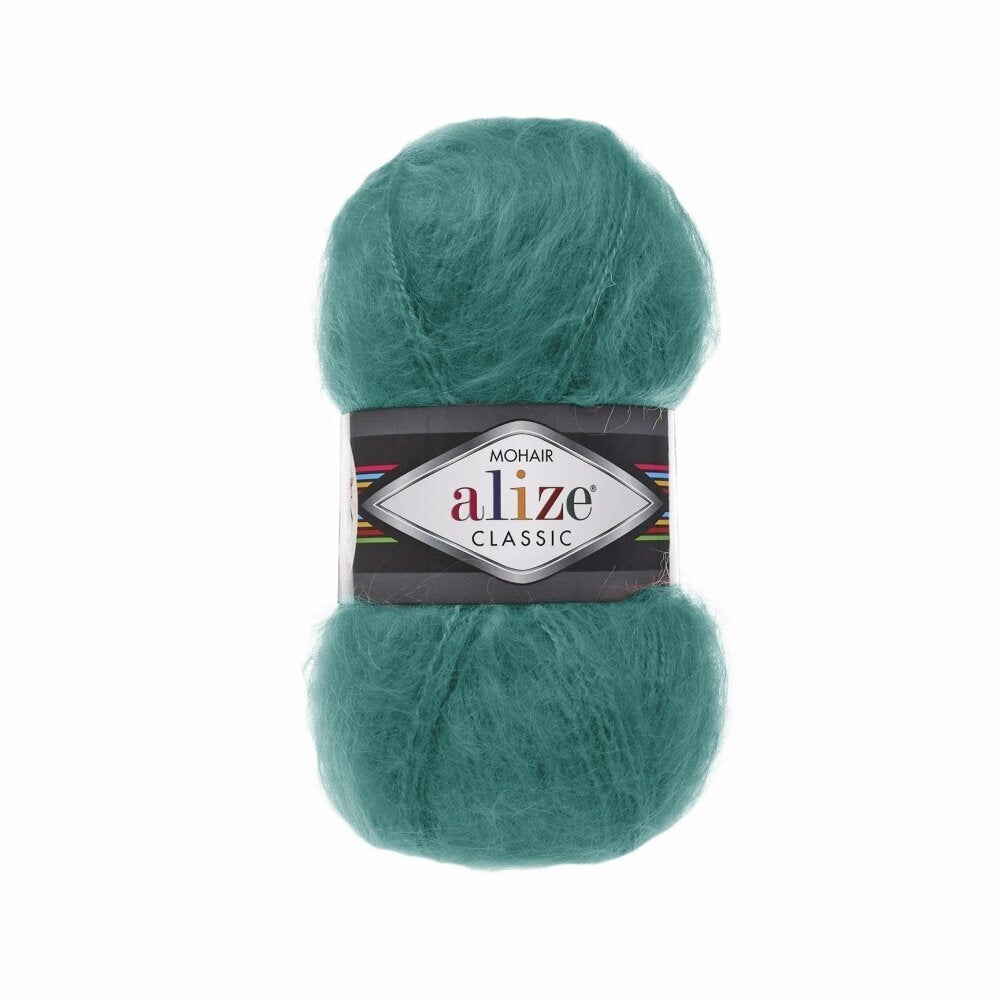 Alize Mohair Classic 507 Pušų – akrilo siūlai su moheriu ir vilna