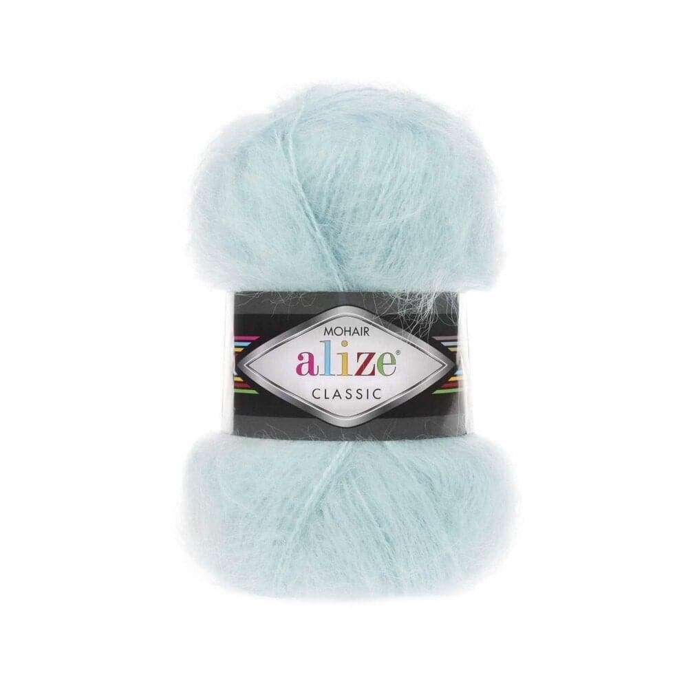 Alize Mohair Classic 522 Jūros putų – akrilo siūlai su moheriu ir vilna