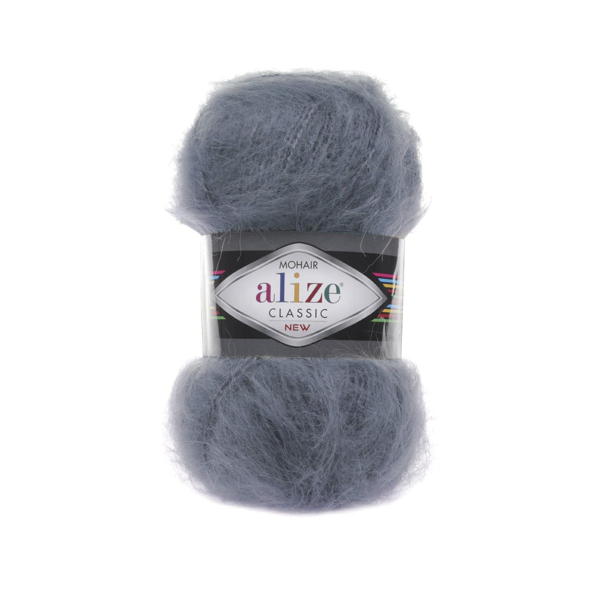 Alize Mohair Classic 87 Anglies pilka – akrilo siūlai su moheriu ir vilna